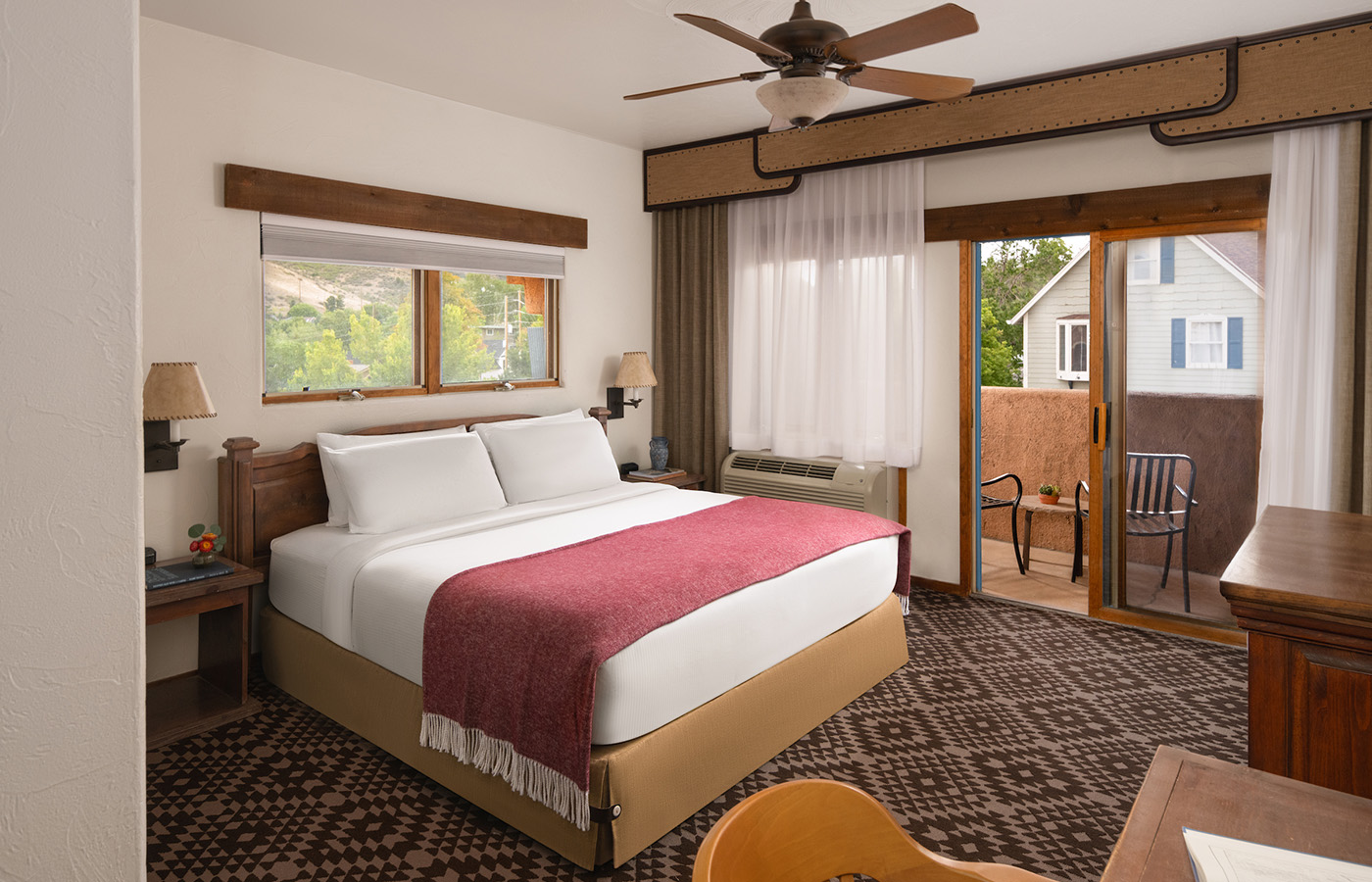 guest room with balcony